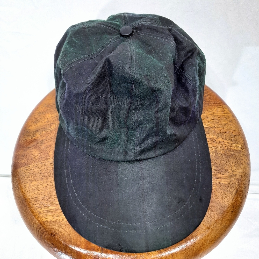 Polo By Ralph Lauren Black Watch Plaid Oil Cloth Hat